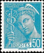 France 1938 - set Mercury: 50 c