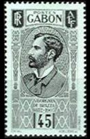 Gabon 1932 - serie Soggetti vari: 45 c