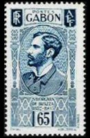 Gabon 1932 - serie Soggetti vari: 65 c