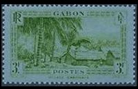 Gabon 1932 - serie Soggetti vari: 3 fr