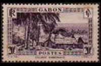 Gabon 1932 - serie Soggetti vari: 20 fr