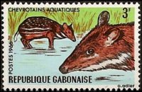 Gabon 1967 - serie Animali: 3 fr