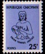 Gabon 1981 - serie Mamma con bambino: 25 fr