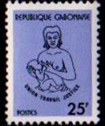 Gabon 1981 - serie Mamma con bambino: 25 fr