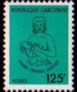Gabon 1981 - serie Mamma con bambino: 125 fr