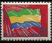 Gabon 1971 - serie Bandiera nazionale: 50 fr