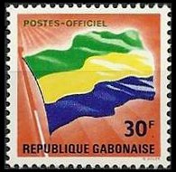 Gabon 1968 - serie Simboli nazionali: 30 fr