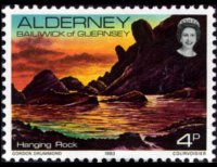 Alderney 1983 - serie Vedute: 4 p
