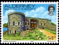 Alderney 1983 - serie Vedute: 14 p