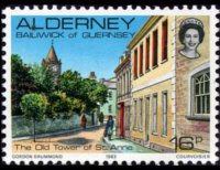 Alderney 1983 - serie Vedute: 16 p