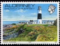 Alderney 1983 - serie Vedute: 20 p