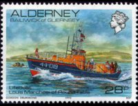 Alderney 1983 - serie Vedute: 28 p