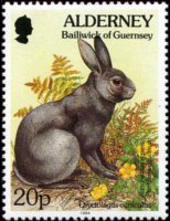 Alderney 1994 - set Flora and fauna: 20 p