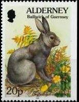 Alderney 1994 - set Flora and fauna: 20 p