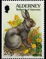 Alderney 1994 - set Flora and fauna: 20 p