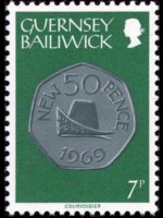 Guernsey 1979 - set Coins: 7 p