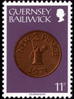 Guernsey 1979 - set Coins: 11 p
