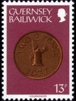 Guernsey 1979 - set Coins: 13 p