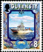 Guernsey 1998 - serie Imbarcazioni: 8 p
