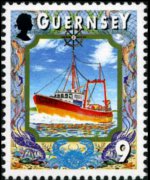 Guernsey 1998 - serie Imbarcazioni: 9 p