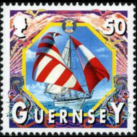 Guernsey 1998 - serie Imbarcazioni: 50 p