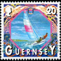 Guernsey 1998 - serie Imbarcazioni: 20 p