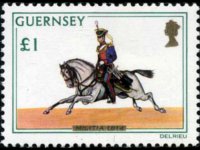 Guernsey 1974 - set Military uniforms: 1 £