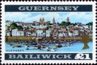 Guernsey 1969 - serie Soggetti vari: 1 £
