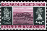 Guernsey 1971 - set Various subjects: ½ p