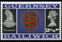 Guernsey 1971 - serie Soggetti vari: 2½ p