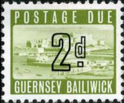 Guernsey 1969 - serie Castello di Cornet: 2 p