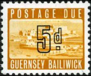 Guernsey 1969 - serie Castello di Cornet: 5 p