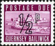 Guernsey 1971 - serie Castello di Cornet: ½ p