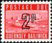 Guernsey 1971 - serie Castello di Cornet: 2 p