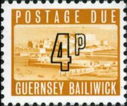 Guernsey 1971 - serie Castello di Cornet: 4 p