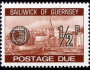Guernsey 1977 - set St. Peter Port: ½ p
