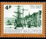 Guernsey 1982 - serie Vedute: 4 p