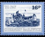 Guernsey 1982 - serie Vedute: 16 p