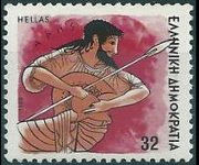 Grecia 1986 - set Greek Gods: 32 dr