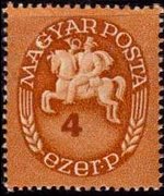 Ungheria 1946 - serie Messaggero a cavallo: 4 ez