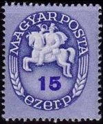 Ungheria 1946 - serie Messaggero a cavallo: 15 ez