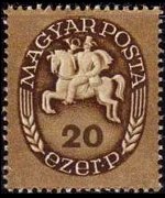 Ungheria 1946 - serie Messaggero a cavallo: 20 ez