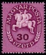 Ungheria 1946 - serie Messaggero a cavallo: 30 ez