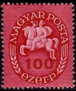 Ungheria 1946 - serie Messaggero a cavallo: 100 ez