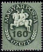 Ungheria 1946 - serie Messaggero a cavallo: 160 ez