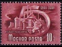 Ungheria 1950 - serie Piano quinquennale.: 10 f
