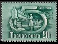 Hungary 1950 - set Five years plan: 20 f