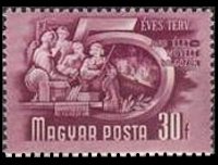 Ungheria 1950 - serie Piano quinquennale.: 30 f