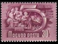 Hungary 1950 - set Five years plan: 30 f