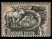 Hungary 1950 - set Five years plan: 4 fo